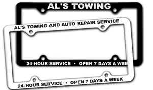 Custom license plate frames USA that showcase individuality