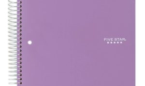 Five Star Spiral Notebook College Ruled for Students Five Star Spiral Notebook College Ruled for Students