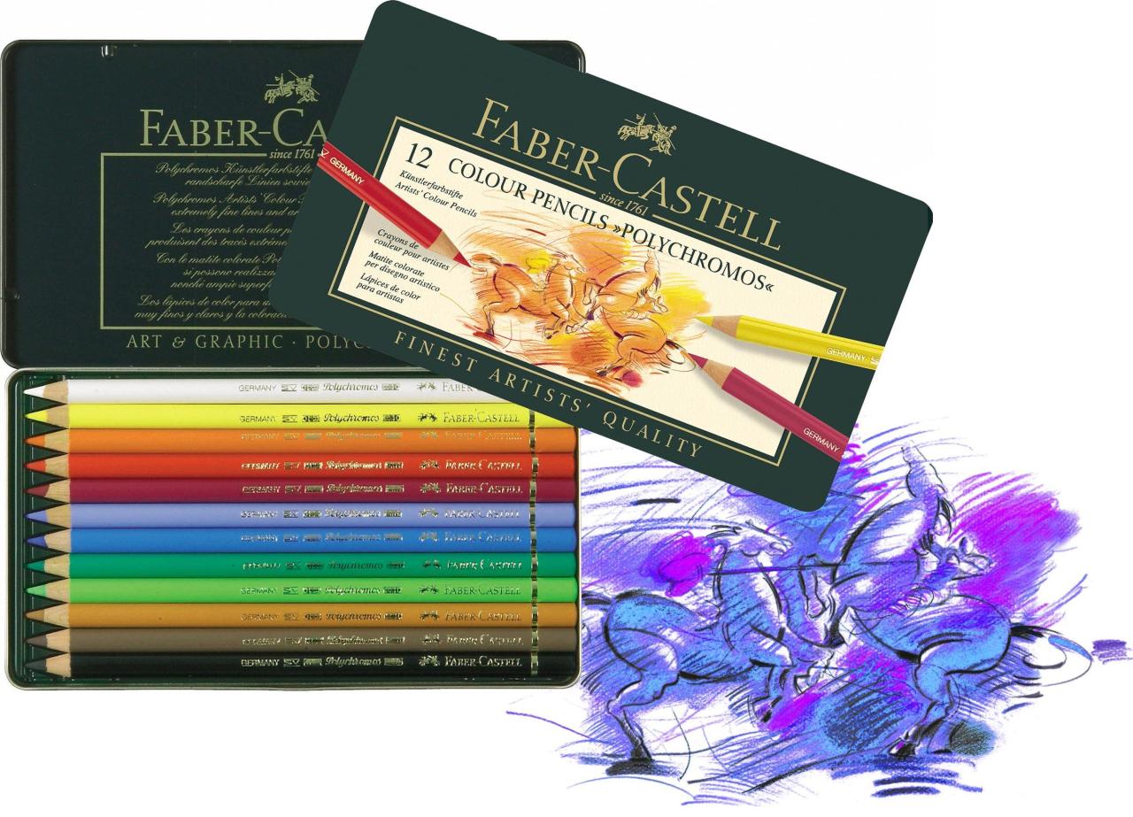 Faber-Castell Polychromos Artist Colored Pencil Set Unleashed