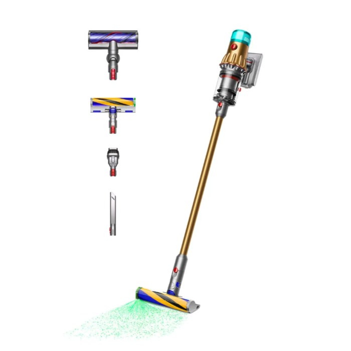 DYSON CORDLESS UPRIGHT VACUUM CLEANER V12ABSOLUTEGOLD Dyson V Series Cordless Vacuum Cleaner for Deep Cleaning
