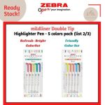 Zebra Mildliner Highlighter Creative Color Set Unleashed