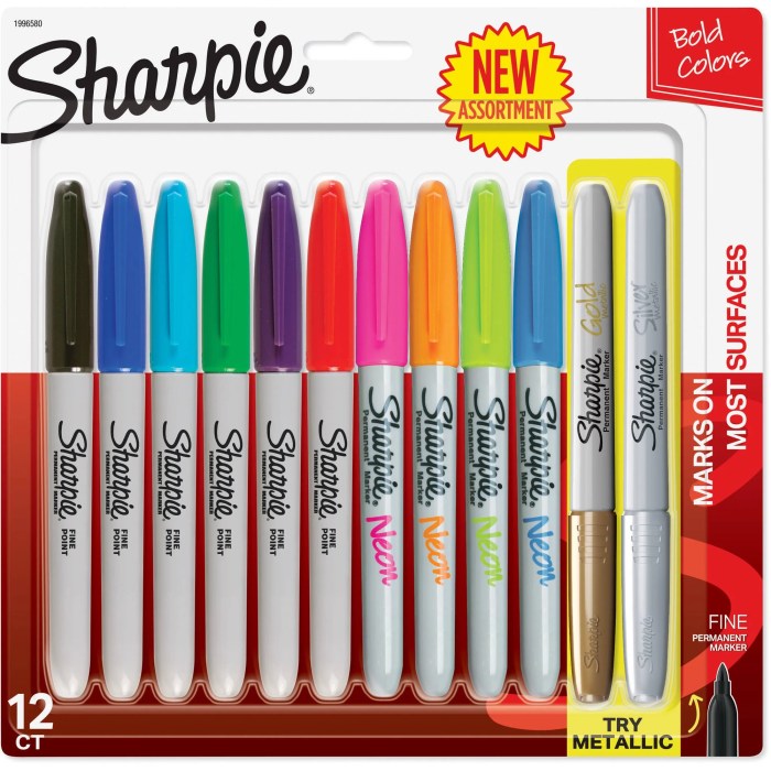 Sharpie Permanent Markers Fine Point Assorted Colors Unleashed
