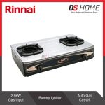 Rinnai 2 Burner Gas Stove with Auto Ignition