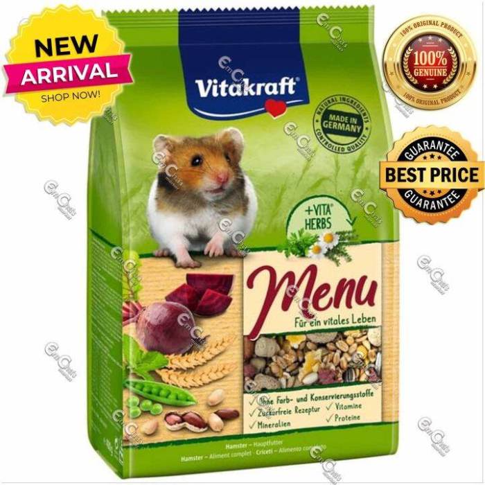 Vitakraft Menu Premium Hamster Food Nutrition Guide