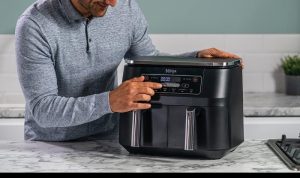 Ninja Dual Zone Air Fryer with Smart Finish Technology