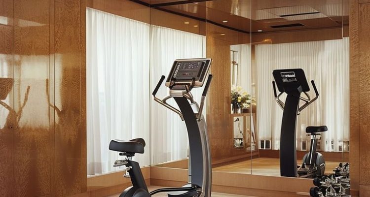 Beautiful gym equipment that inspires fitness passion