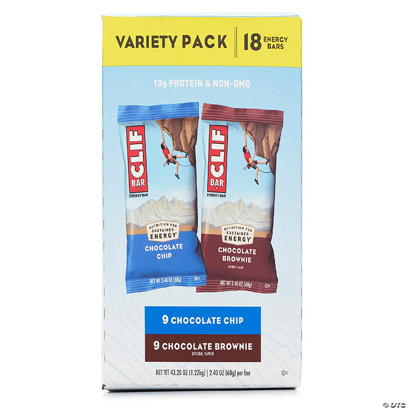 Clif Chocolate Chip Energy Bars - 2.4 OZ 12 Pack – StockUpExpress Clif Bar Chocolate Chip Energy Bar Review